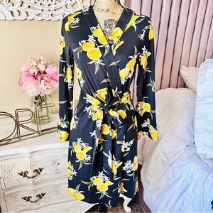 Masongrey LA lemons lemonade short robe SZ S